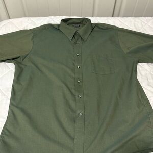 Van Heusen Olive Casual Button-Down Shirt